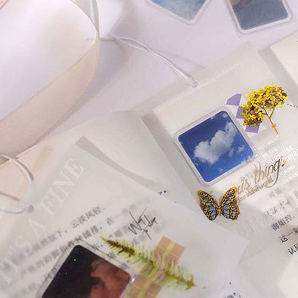 Thẻ Giấy Kim Tuyến Hình Đám Mây Dùng Trang Trí Sổ Tay/ Đồ Thủ Công DIY