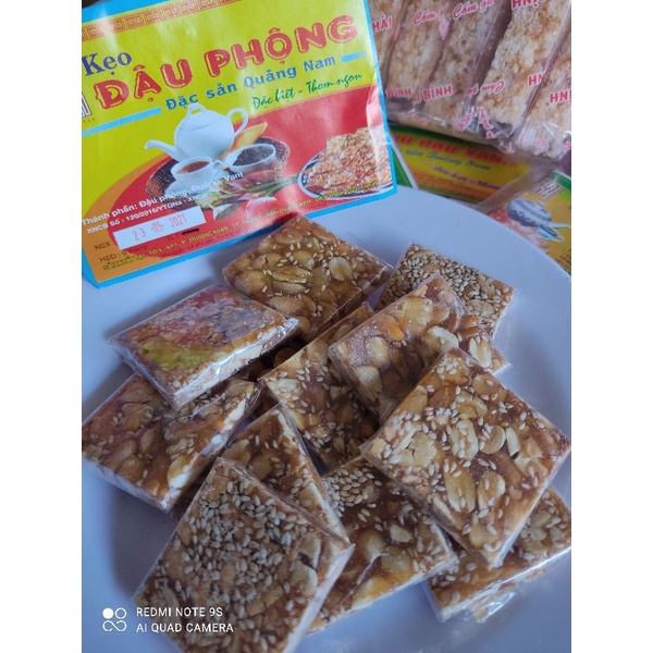 2 gói Kẹo đậu phộng Thái Bình 160g - Đặc sản Quảng Nam
