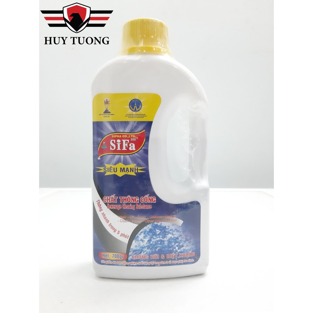 Chất thông tắc Cống và Cầu SIFA Siêu mạnh 700g cao cấp - Huy Tưởng