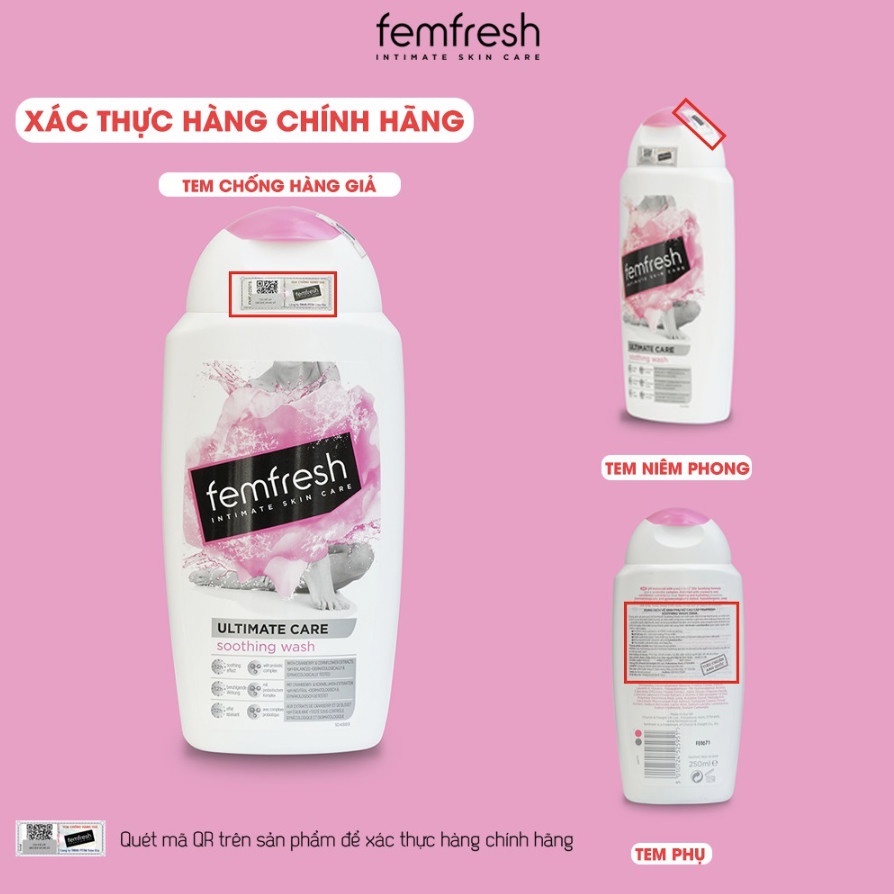 Dung dịch vệ phụ nữ Femfresh Daily Intimate Wash Anh Quốc 150ml/ 250ml [NHẬP KHẨU CHÍNH HÃNG 100%]