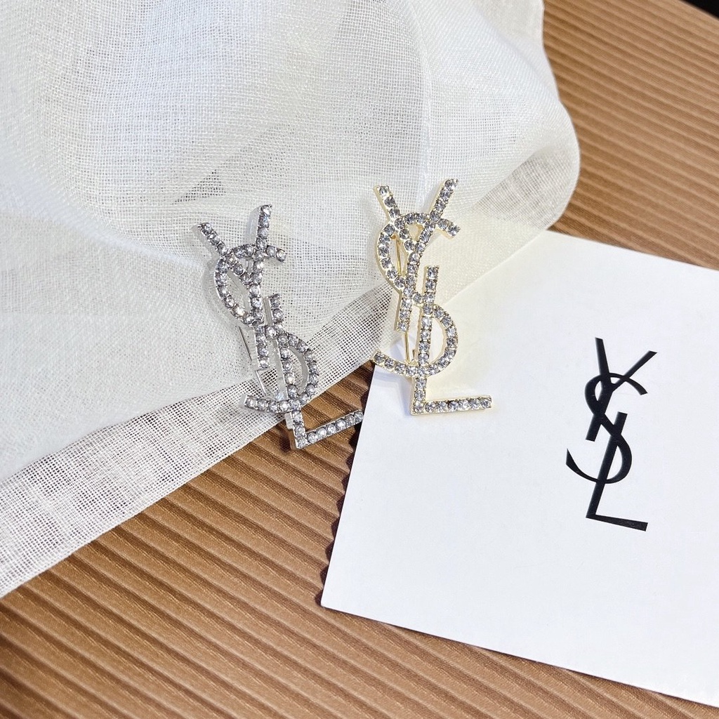 Huy Hiệu Cài Áo Hình YSL Thời Trang Cho Nam Nữ