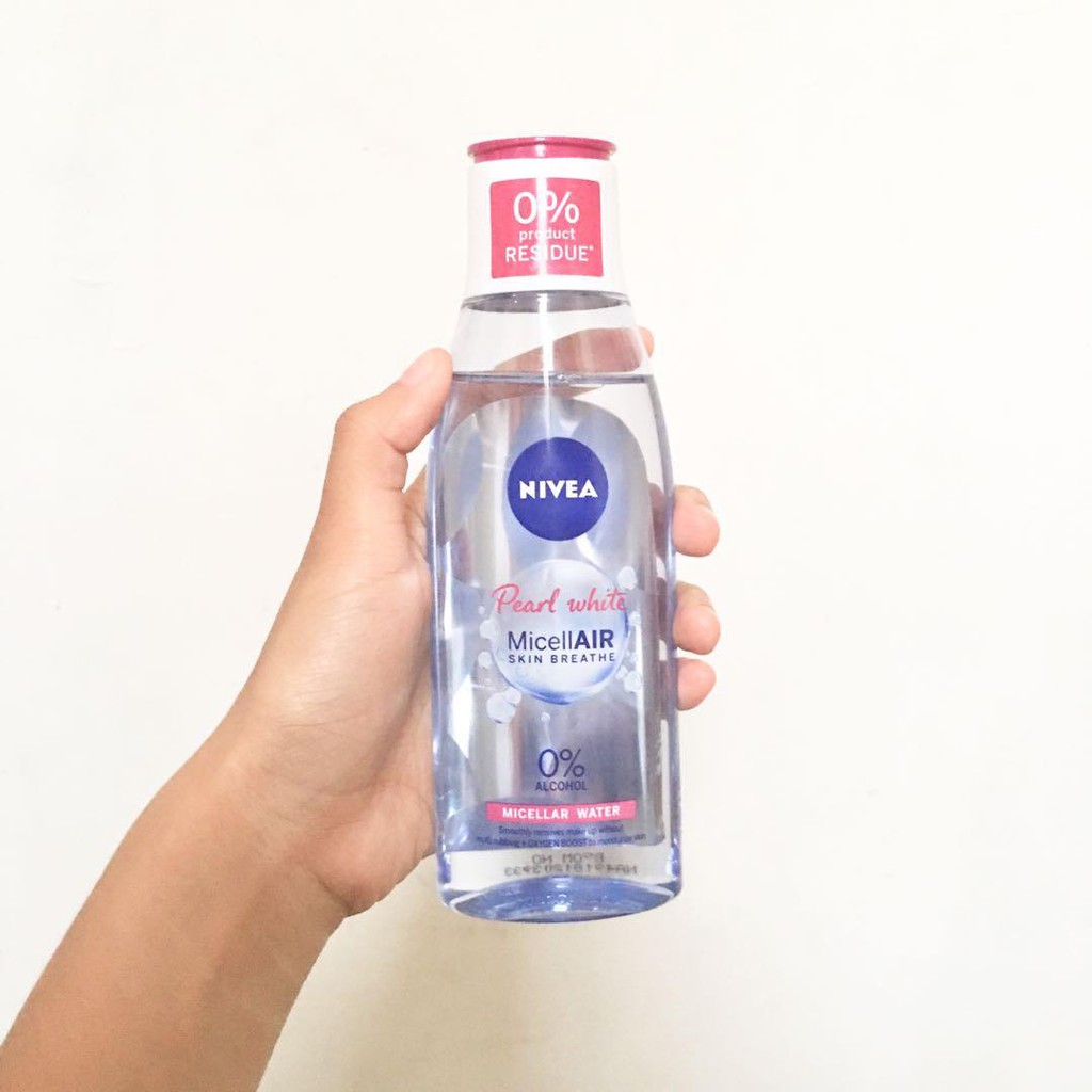 Nước tẩy trang làm sáng da NIVEA Pearl White Micellar Water - Hàng Chính Hãng