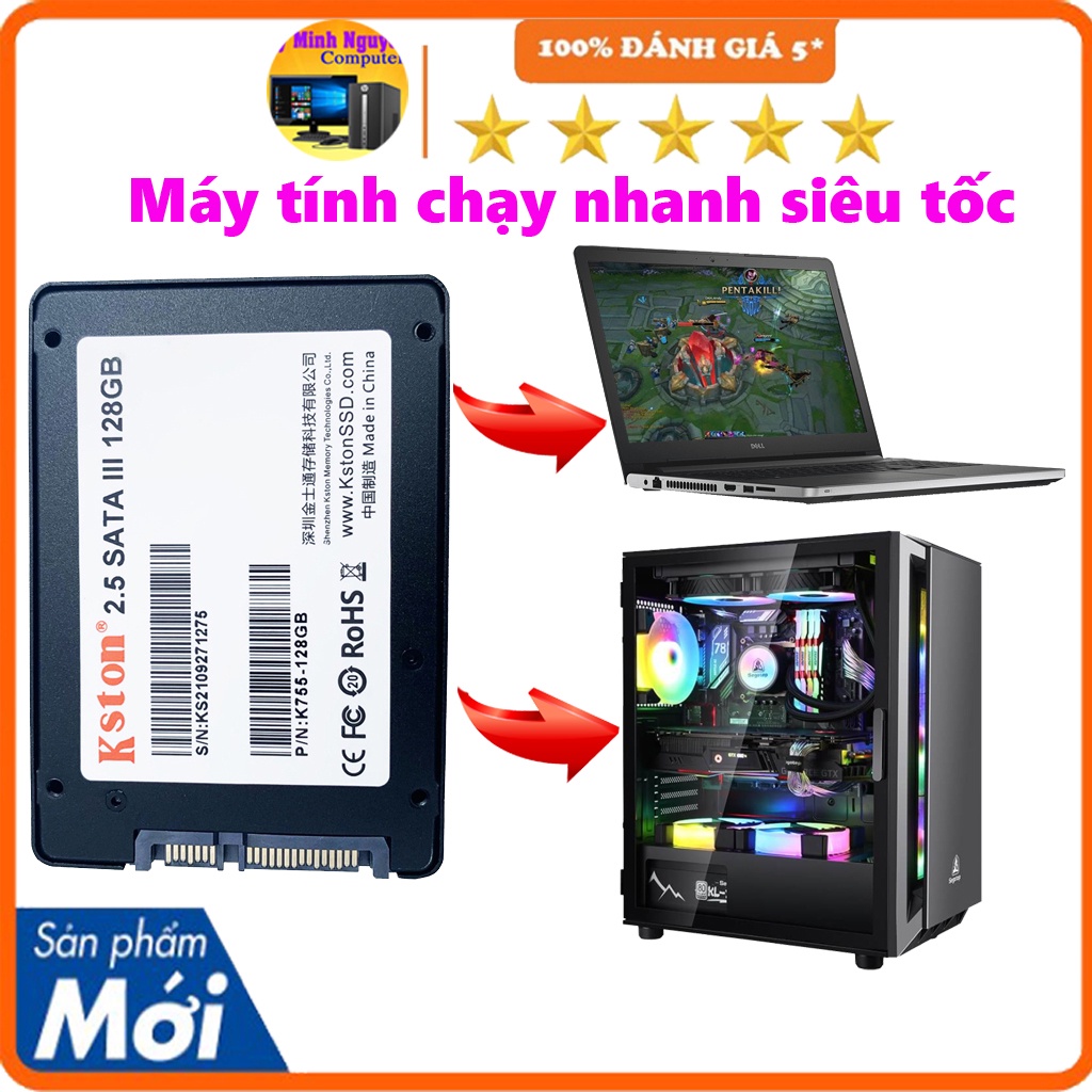 Ssd 120gb, ổ cứng ssd 128gb, 256gb chuẩn 2.5 sata III, BH 3 năm | WebRaoVat - webraovat.net.vn