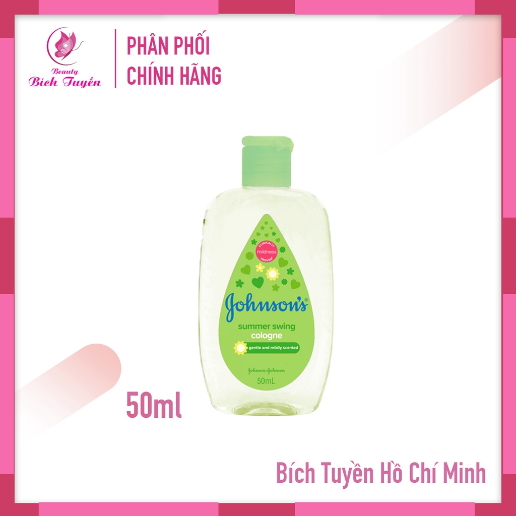 Nước Hoa Johnson's Baby Summer Swing Hương Mùa Hè Ban Mai - Nước Hoa Em Bé 50-125ml - Johnsons - Johnson BT Cosmetic