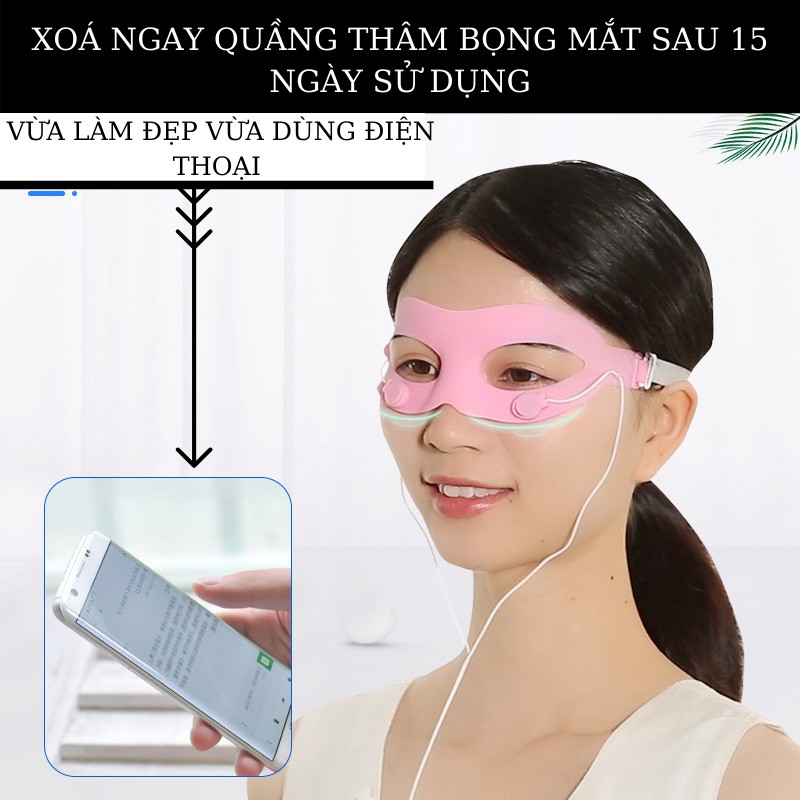 Máy massage mắt X20 ION ÂM -đẩy tinh chất XOÁ QUẦNG THÂM VÀ BỌNG MẮT -máy massage mặt-mặt nạ mắt-dưỡng da mắt | BigBuy360 - bigbuy360.vn