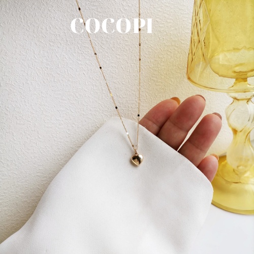 Dây chuyền, vòng cổ hình trái tim phong cách Hàn Quốc Cocopi.accessories