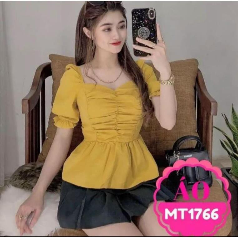 65-85kg Bigsize ÁO KIỂU PEPLUM NHIỀU MÀU GIÁ RẺ 😍