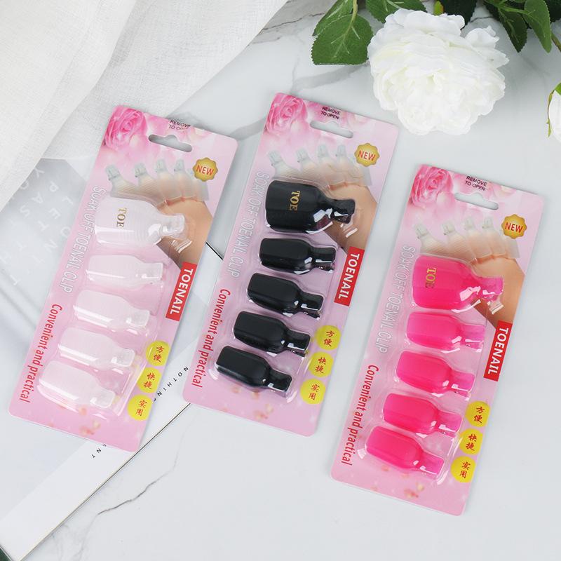 Kẹp ủ phá gel móng chân set 5 cái JELIVA