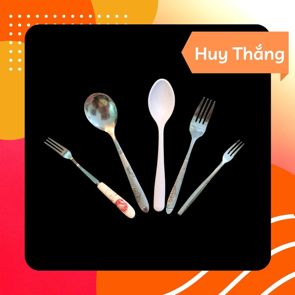 Thìa/Dĩa/ Nĩa Nhựa, Thép Không Gỉ