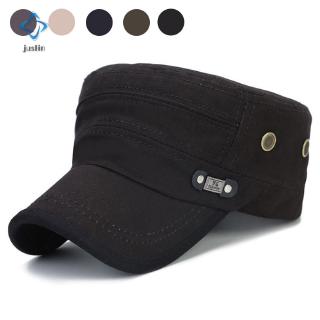 Mũ lưỡi trai cotton phong cách quân đội cho nam và nữ