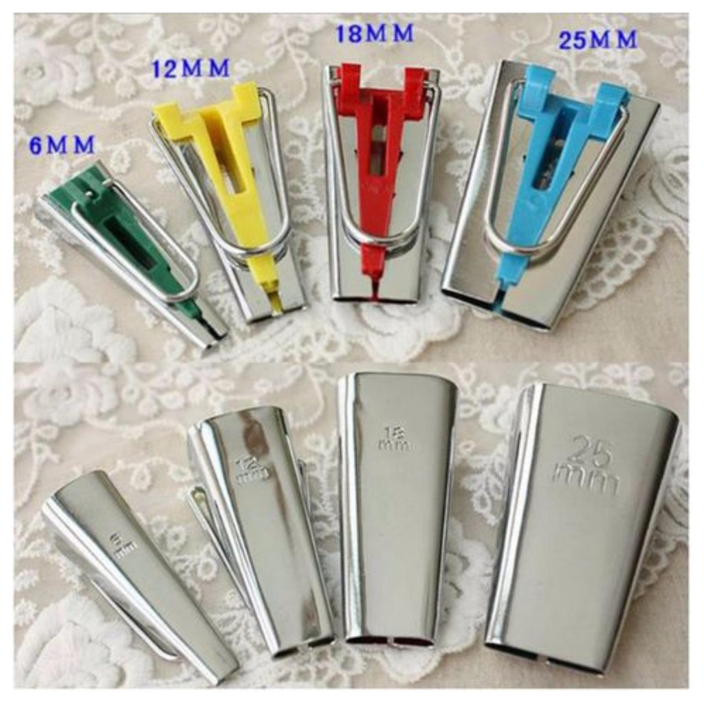 Bộ cữ ủi làm viền 4 size 6mm, 12mm, 18mm, 25mm