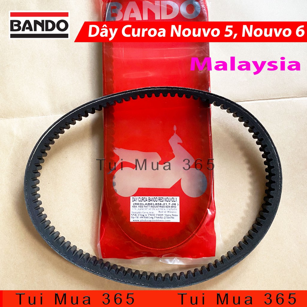 Dây curoa Bando Yamaha Nouvo 5, Nouvo 6 Malaysia