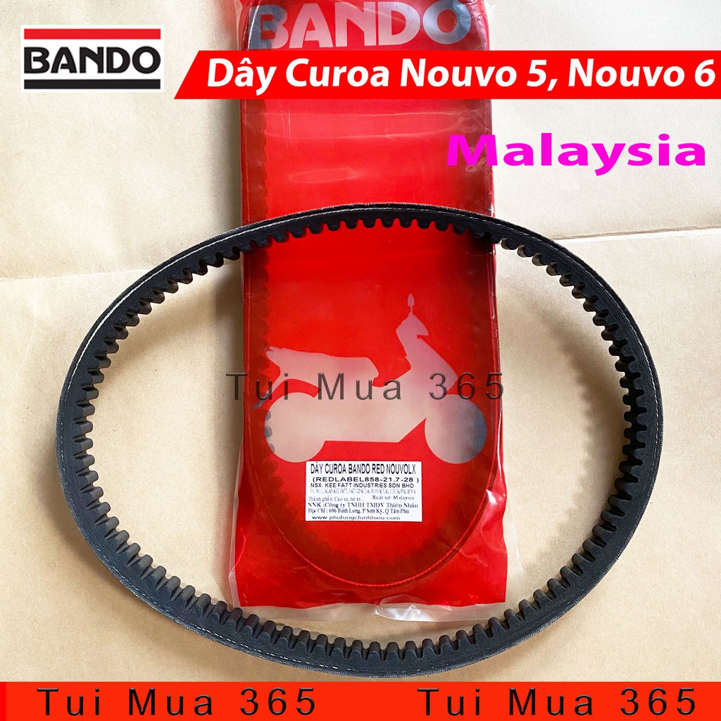 Dây curoa Bando Yamaha Nouvo 5, Nouvo 6 Malaysia