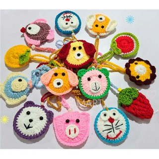  [Ngộ nghĩnh] Túi đựng tỏi cho bé bằng len handmade có dây đeo