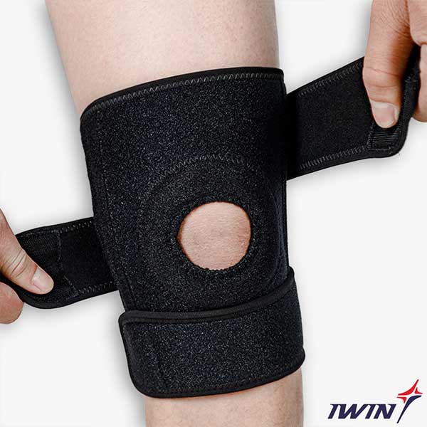 Bó Gối Dán Thể Thao Trợ Lực iWin Keepa Pro-Bảo Vệ Đầu Gối Co Giãn Có Đai Tránh Chấn Thương Dành Cho Nam Và Nữ-1 Cái/Hộp