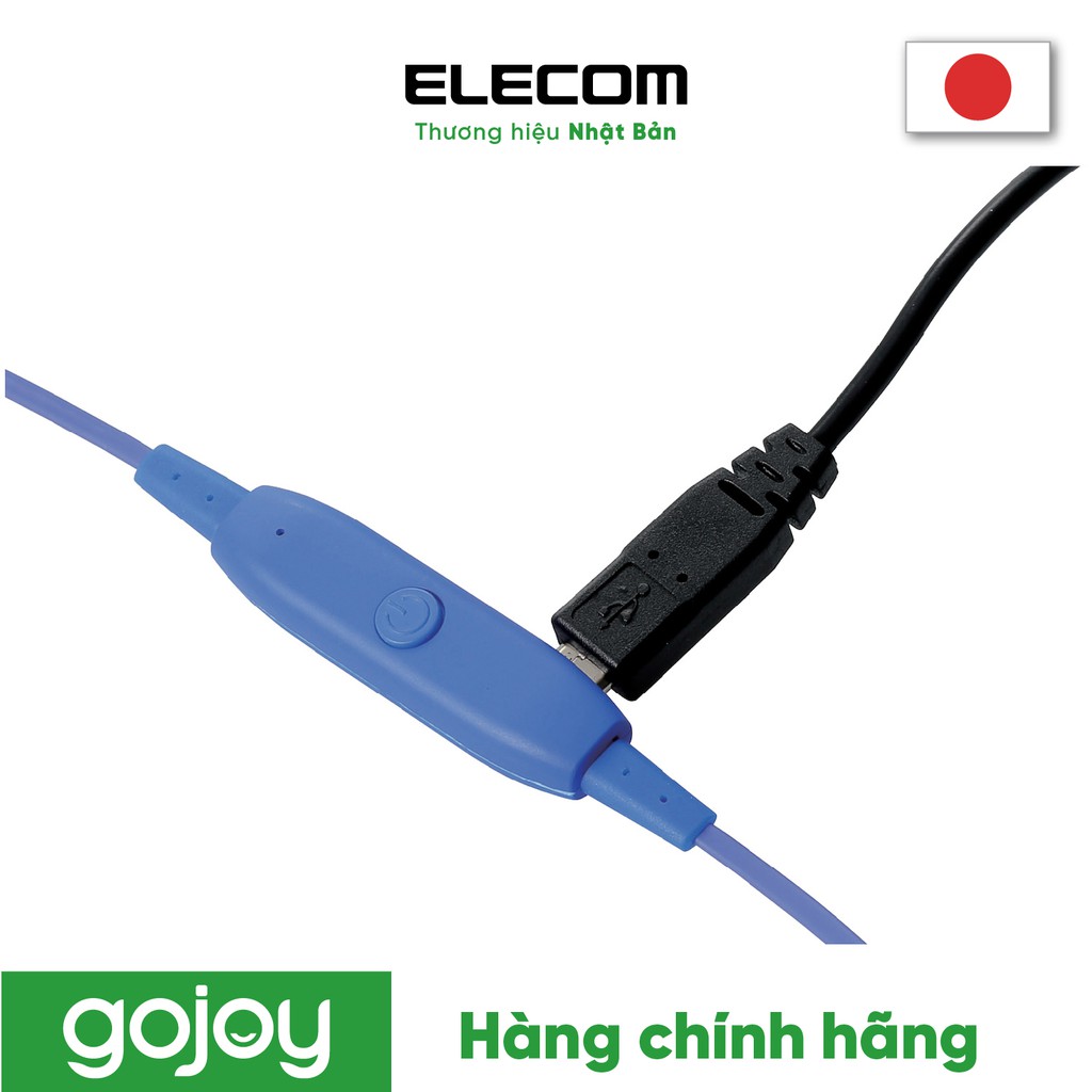 [Mã 2404EL10K giảm 10K đơn 20K] Tai nghe Buetooth nghe nhạc ELECOM LBT-HPC12MP - Bảo hành chính hãng 12 tháng