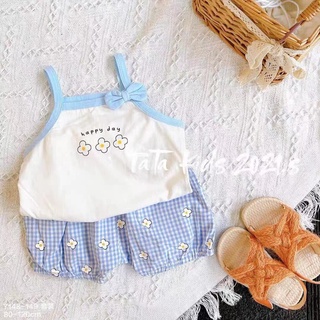 Bộ quần áo 2 dây hoa nhí_