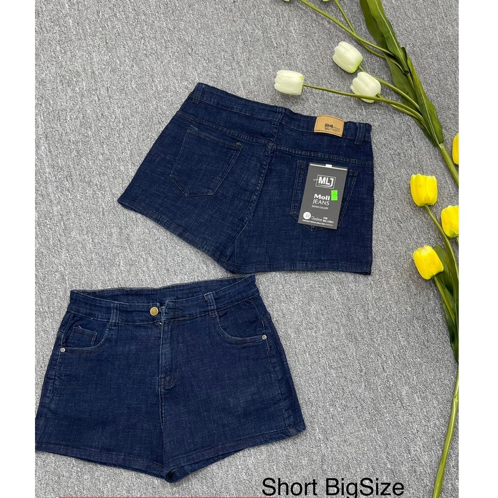 [Bigsize] Quần Sọt Jean Nữ Hàng Co Giãn Ảnh Chụp Thật Từ 60-85kg