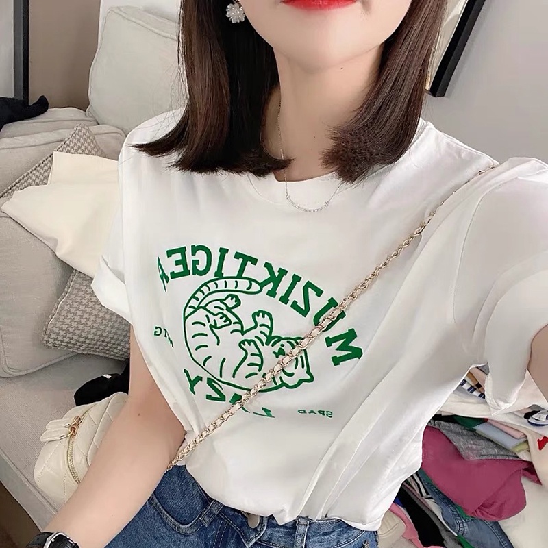 NRVP Áo Thun Tay Ngắn Cổ Tròn Thời Trang Mùa Hè Phong Cách Hàn Quốc 2022 Cho Nam Và Nữ