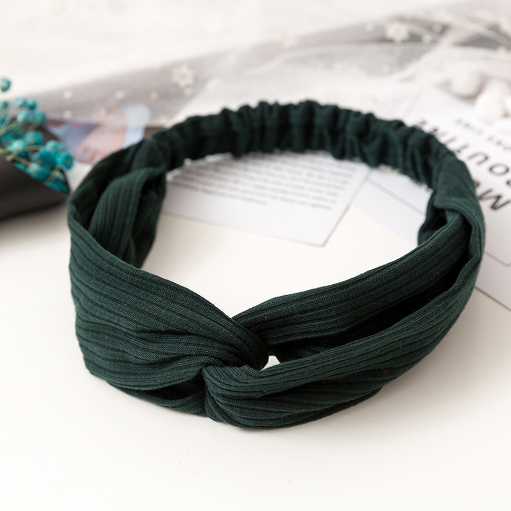 Băng Đô Cài Tóc Nữ Màu Trơn Thời Trang