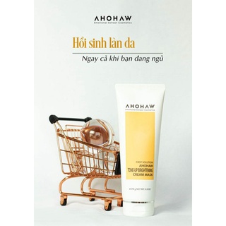 Mặt nạ ngủ trắng da Ahohaw brightening mask