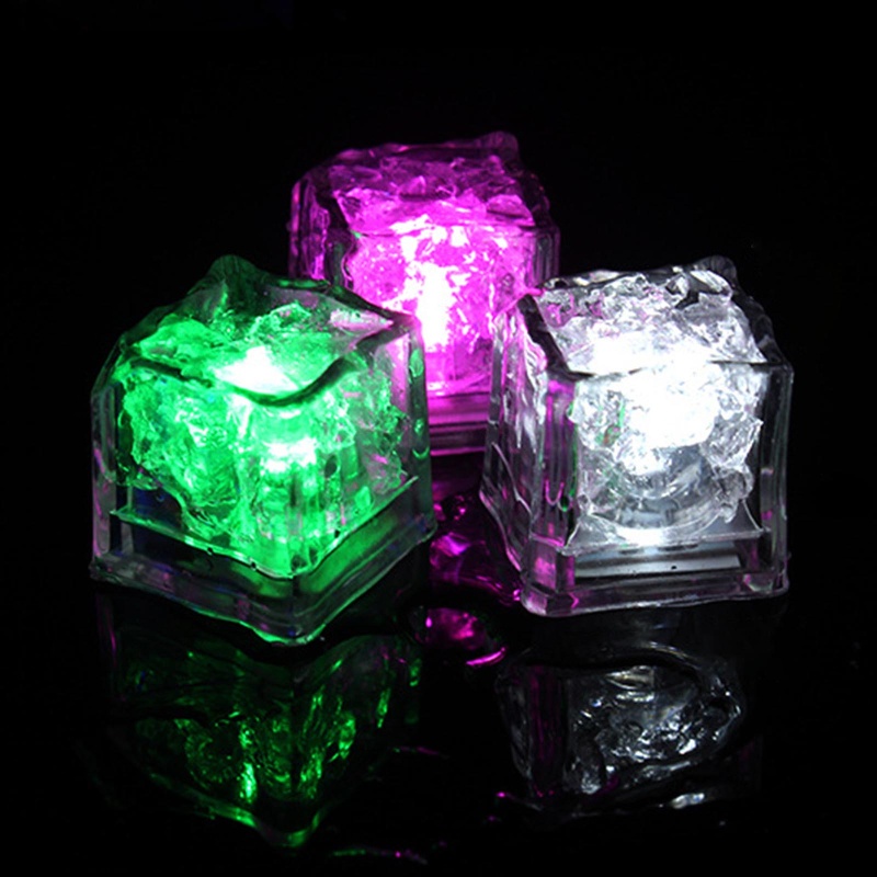 Fl Đèn Led Khối Đá Viên Điện Tử Với Thành Phần Thay Đổi Đèn Cảm Biến Phù Hợp Cho Sự Kiện Lễ Hội