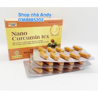 Viên tinh nghệ Nano Curcumin Gold Tex Tam Thất Xạ Đen