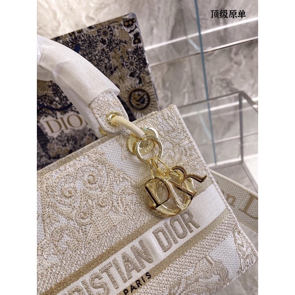 Túi xách diỏr D Lite thêu sz 24 hàng chuẩn siêu nét