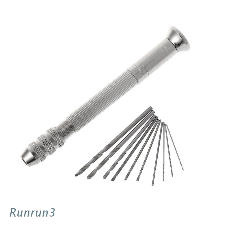 Bộ 10 mũi khoan xoắn ốc nhỏ HSS dùng làm trang sức/đồng hồ