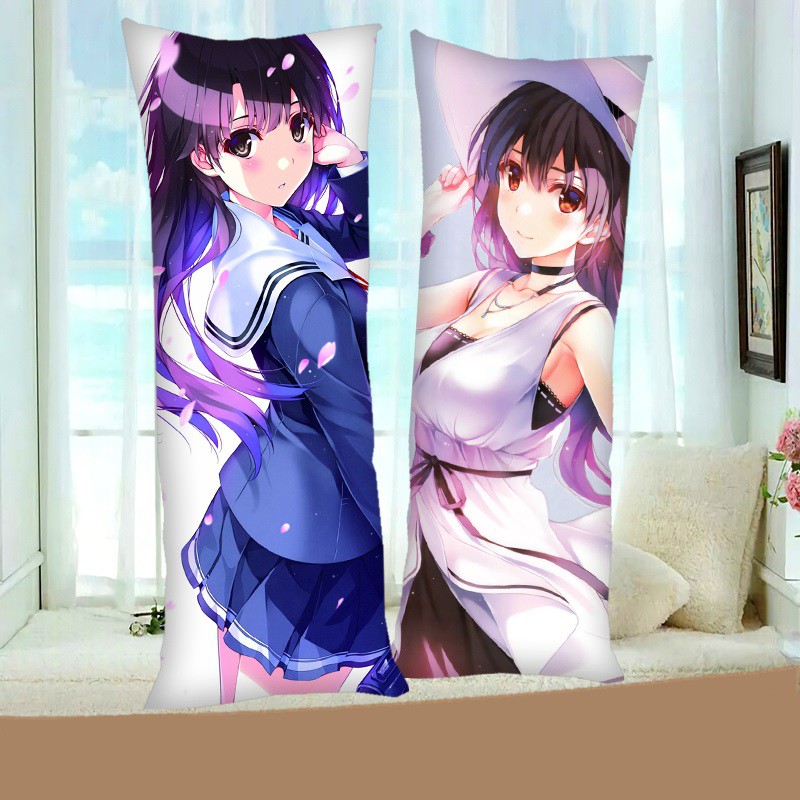 [Fuyu shop] [Order] Gối ôm in hình anime Saenai Kanojo 1mx40cm nhiều mẫu mã