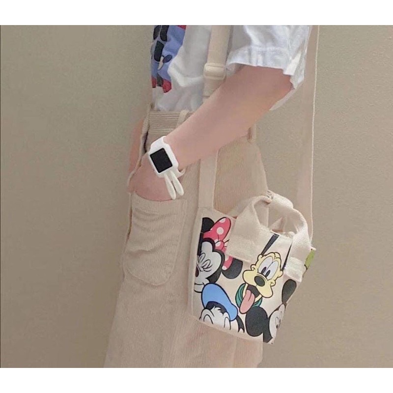Túi vải Canvas Mickey Zara