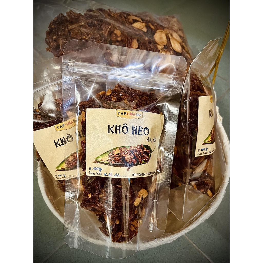 Khô Heo Cháy Tỏi Tạp Hóa 365 loại Đặc Biệt 500gr