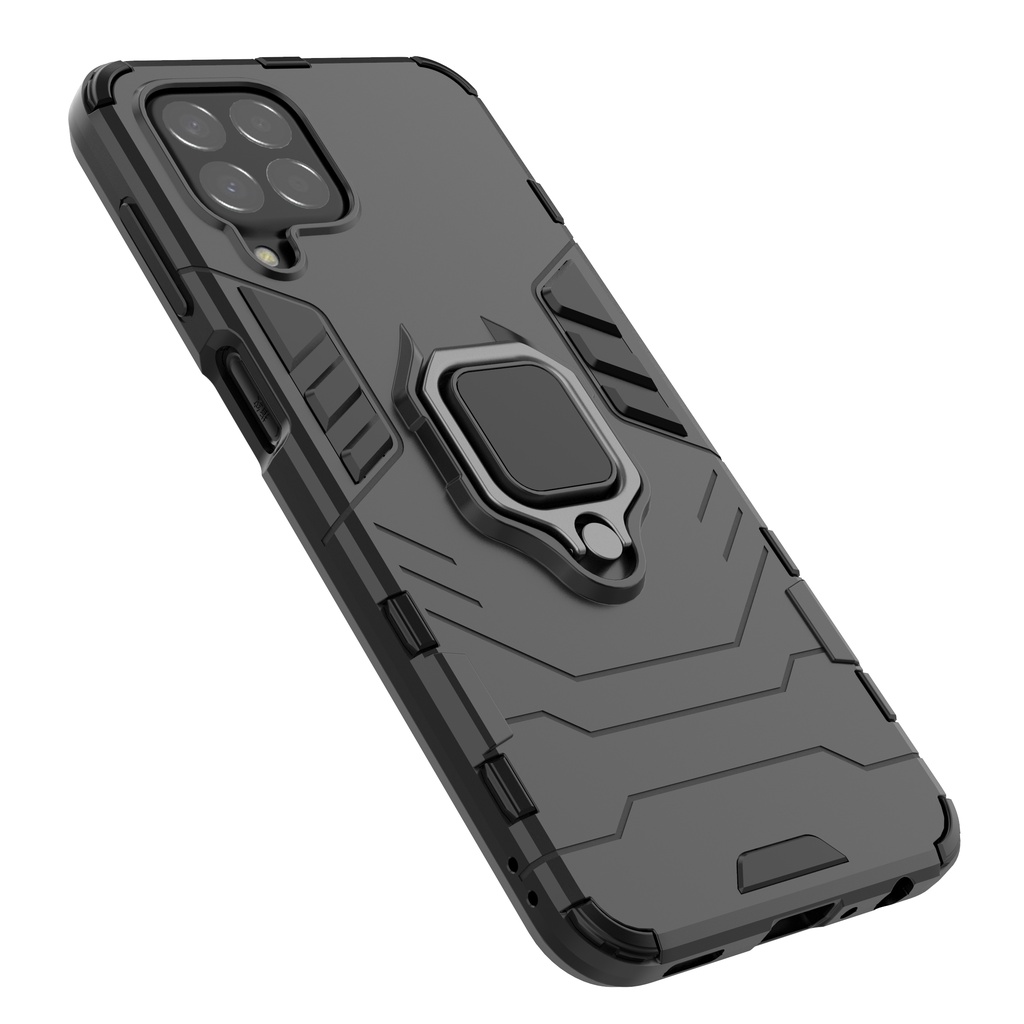 Ốp lưng Samsung M33 5G Iron Man Iring chống sốc giá đỡ xem nhựa PC cứng viền dẻo