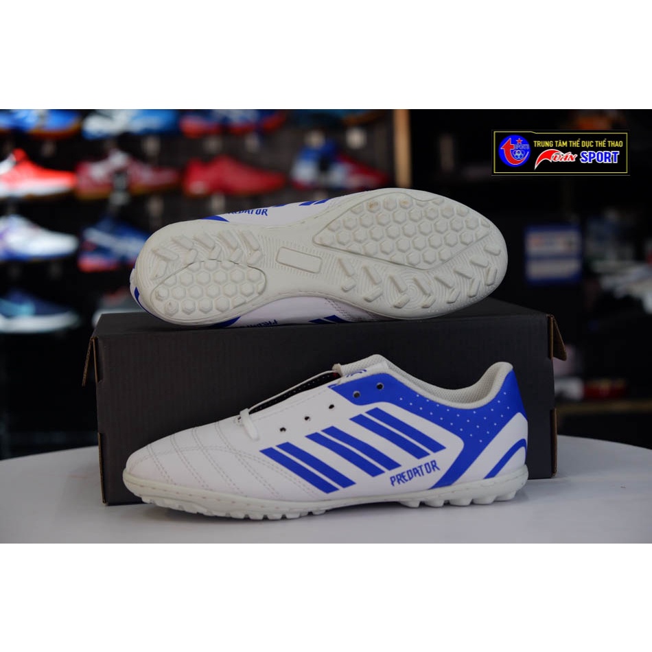 Giày đá bóng Predartor CBI - trắng xanh bích(size39-43)