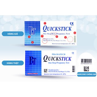 Que thử thai Quickstick - Pregnancy test - HCG