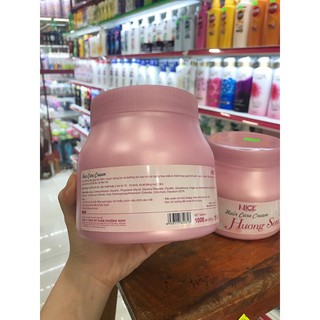 Hấp ủ Sen Nice 1000ml suôn mượt,giữ nếp tóc