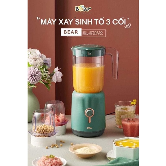 Máy xay sinh tố 3 trong 1 Bear BL-B10V2