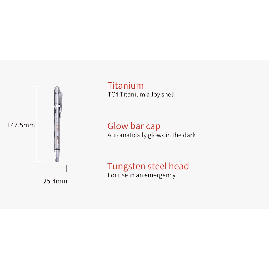 Bút titanium MecArmy TPX25