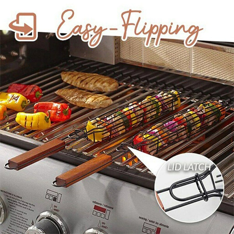 Vỉ Nướng Bbq Chống Dính Tái Sử Dụng Tiện Lợi