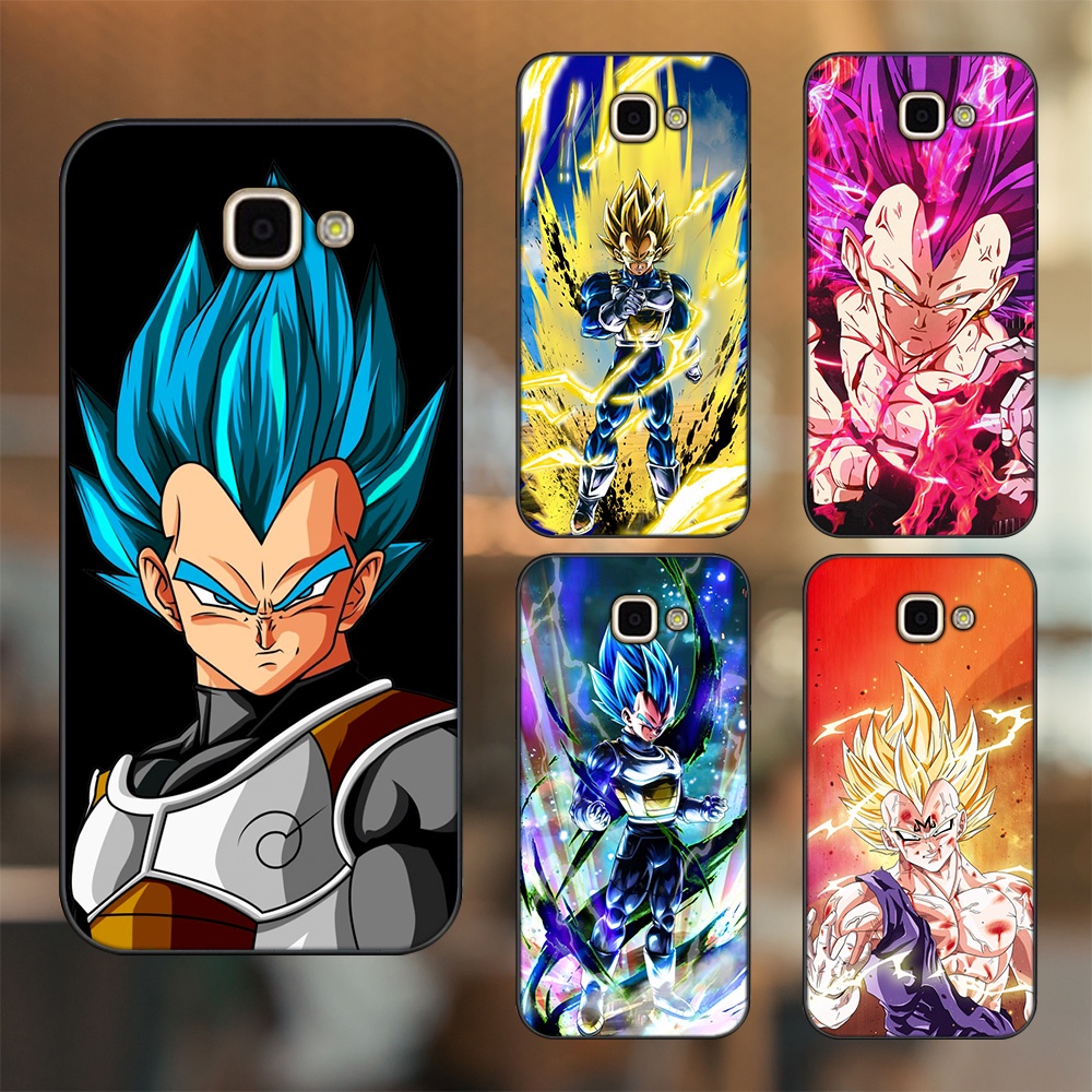Ốp lưng Samsung A9 Pro viền đen in hình Vegeta Dragon Ball