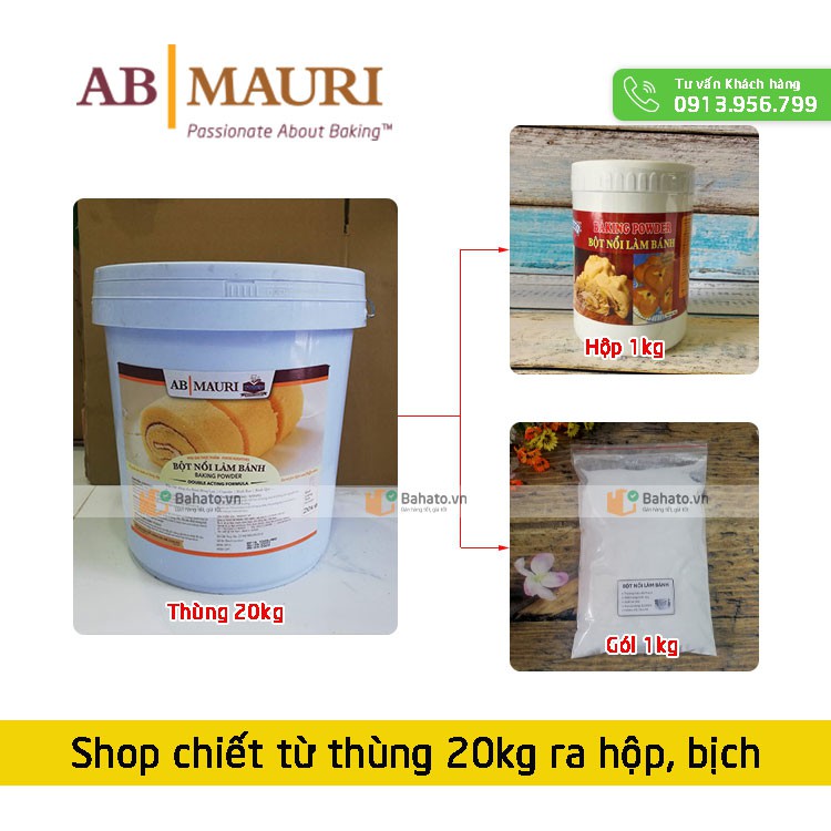 Bột nổi (bột nở) làm bánh Mauri 1kg