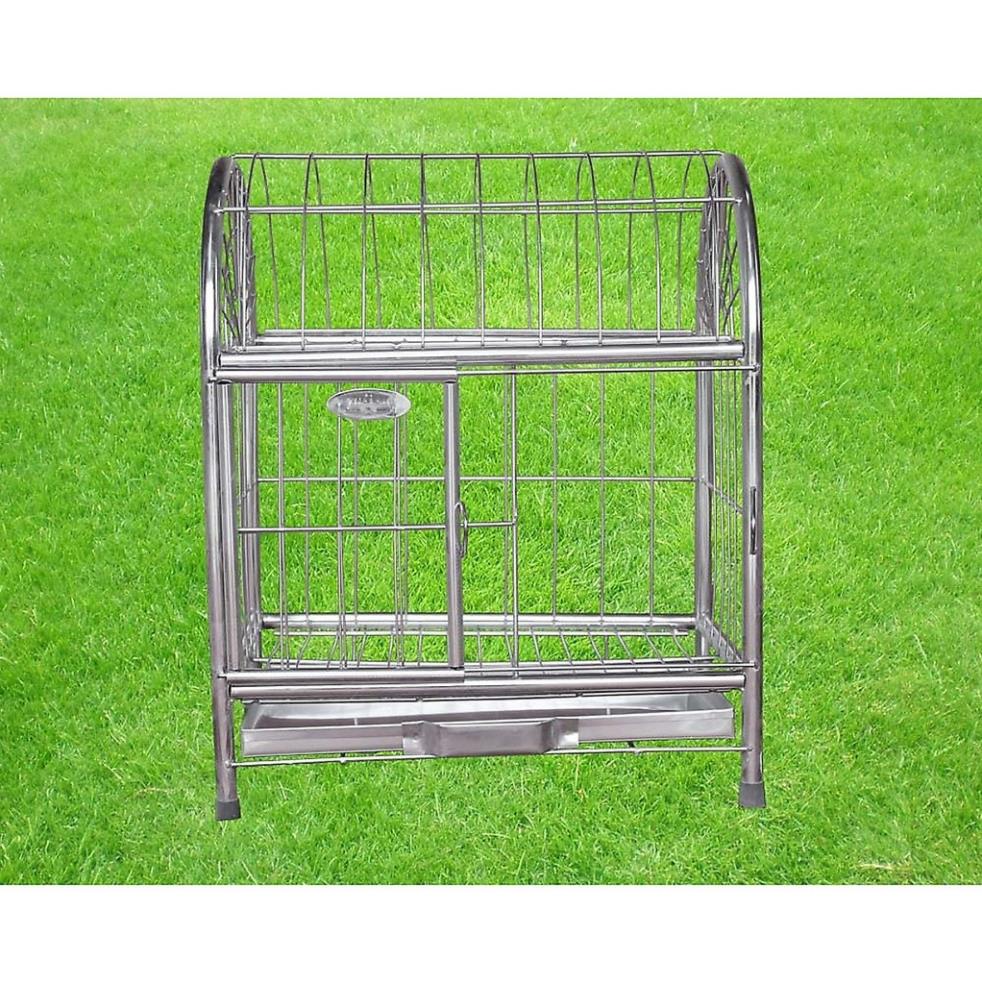 HN- Chuồng chó Inox  loại xịn  BH 12 tháng không gỉ sét có thể nuôi chó và nhốt mèo