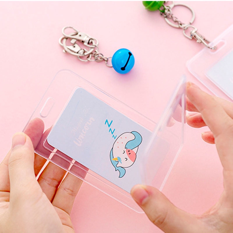 Bao đựng thẻ có dây đeo hình trong suốt chống thấm nước | BigBuy360 - bigbuy360.vn