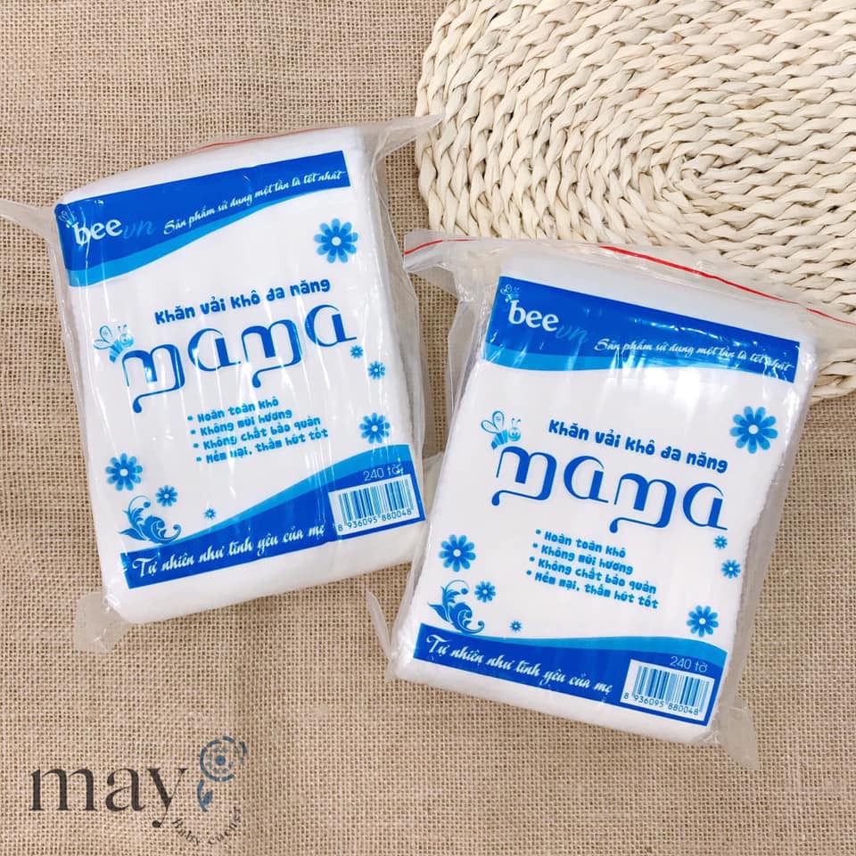 Khăn khô đa năng MAMA 240 tờ