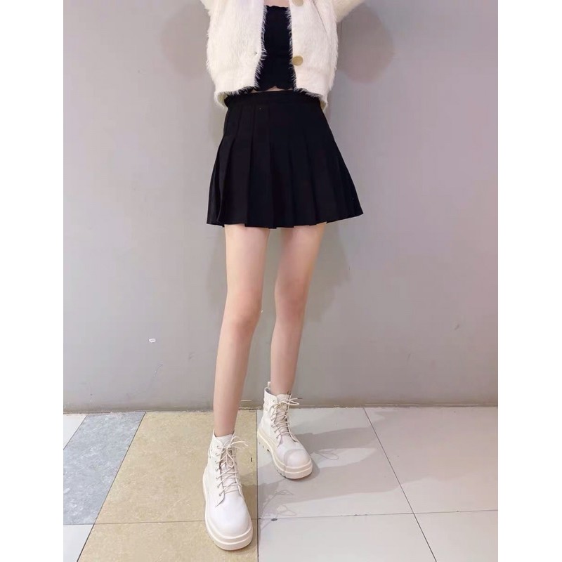 (Hàng Sẵn) Giày Bốt buộc dây ulzzang , Boot cổ lửng da mềm 2 dây sau | BigBuy360 - bigbuy360.vn