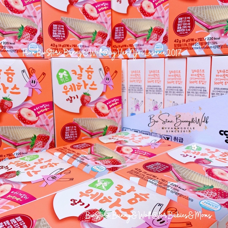 Bánh Xốp Kem Ăn Dặm Homecook Hàn Quốc hộp 50g