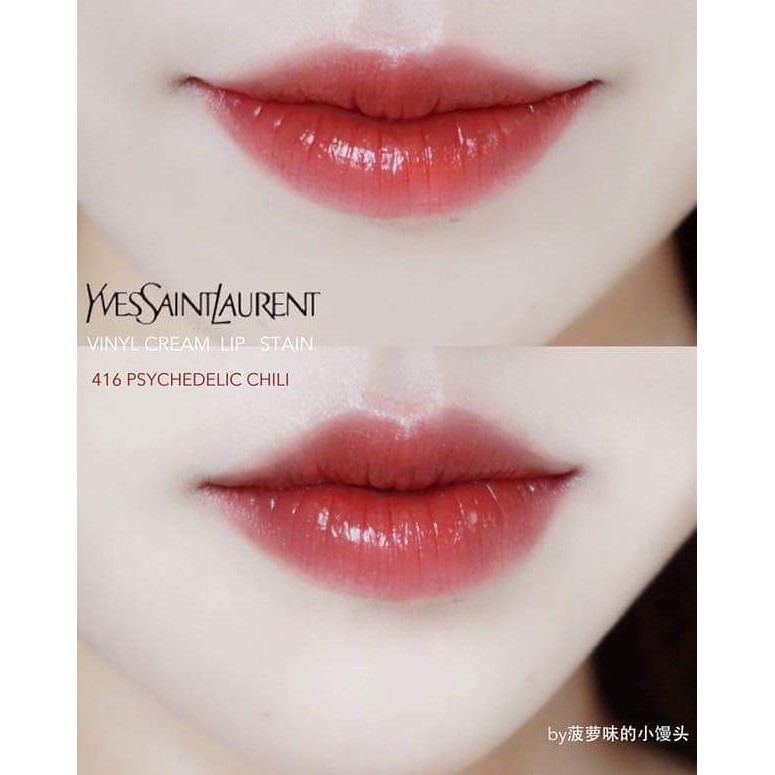 [US] Son YSL Vinyl cream lip stain màu 416 Psydechelic chilli | BigBuy360 - bigbuy360.vn