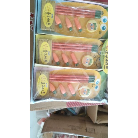 Bộ bút chì học tập cho bé 7 món