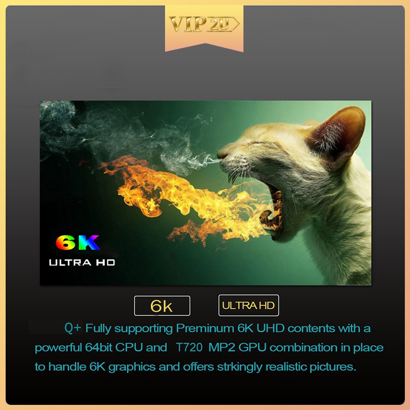 Tv Box Q Plus Allwinner H6 6k Android 9.0 4gb Ram 64gb Rom Quadcore