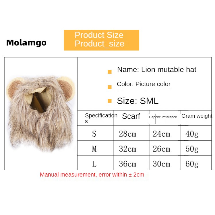 Bờm Sư Tử Dễ Thương Thời Trang Cho Thú Cưng bờm sư tử cho mèo